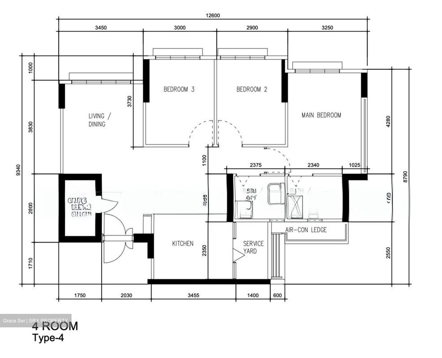 Blk 641A Tampines Greenvines (Tampines), HDB 4 Rooms #531035121